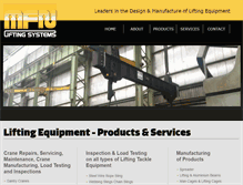 Tablet Screenshot of mfnlifting.co.za